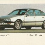 Kalendoriukas "Opel Senator", 1992