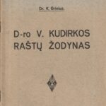 Grinius k. D-ro V. Kudirkos raštų žodynas