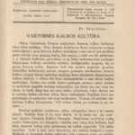 Gimtoji kalba, 1937/8