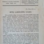 Gimtoji kalba, 1937/1