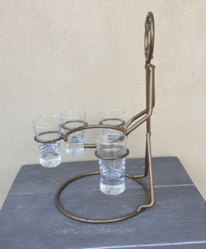 Metalinis stovas stikliukams - Image 2