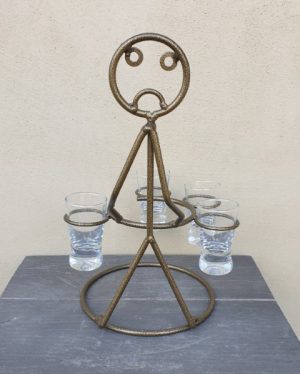 Metalinis stovas stikliukams - Image 3