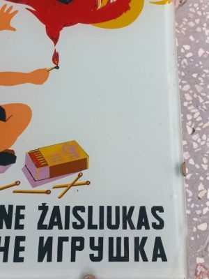 Priešgaisrinės saugos plakatas "Degtukas - ne žaisliukas" - Image 4