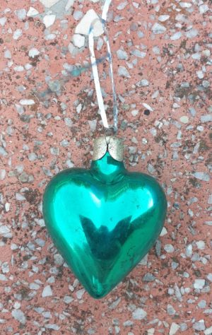 Senas eglutės žaisliukas "Širdelė" - Image 2