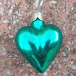 Senas eglutės žaisliukas "Širdelė"