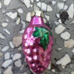 Senas eglutės žaisliukas "Vynuogė"