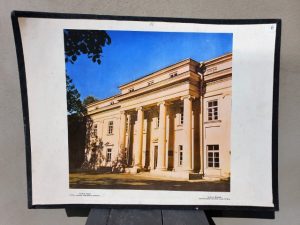 Mokomasis plakatas "Verkių rūmai. Senoji lietuvių architektūra"