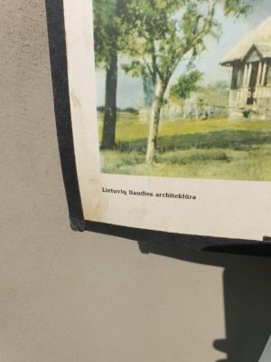 Mokomasis plakatas "Verkių rūmai. Senoji lietuvių architektūra" - Image 4