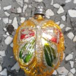 Senas eglutės žaisliukas "Drugelis"