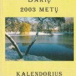 Šakių 2003 metų kalendorius