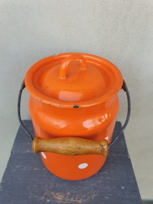 Metalinė "kanutė" su dangteliu (bidonėlis)