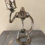 Metalinė žvakidė "Bezdžionė"