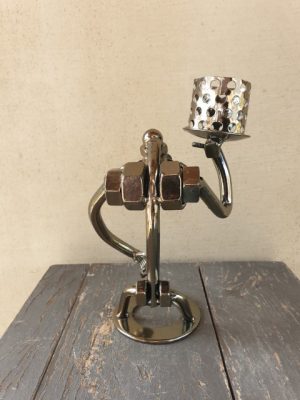 Metalinė žvakidė "Bezdžionė" - Image 3