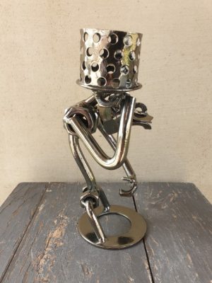 Metalinė žvakidė "Bezdžionė" - Image 4