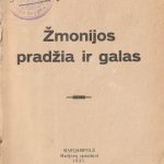 J. Mačernis. Žmonijos pradžia ir galas