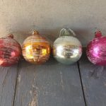 Senų eglutės žaisliukų rinkinys (4 vnt.)