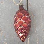 Senas eglutės žaisliukas "Kankorėžis"