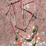 Stiklinės girliandos dalys