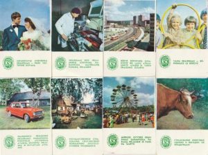 Kalendoriukų rinkinys "Valstybinis draudimas", 1980, 8 vnt.