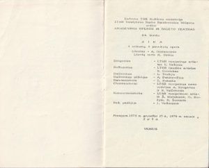 Brošiūra "Aida" - Image 2