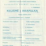 Lankstinukas "Kelionė į Akapulką"