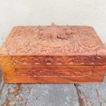 Medinė papuošalų dėžutė