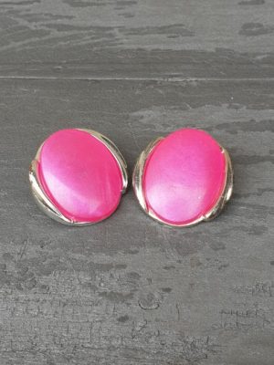 Rožiniai "klipsai" (auskarai)