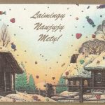 Atvirukas "Laimingų Naujųjų Metų!"