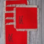 Lininių padėkliukų rinkinys, 6 vnt.