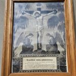 "Dvasiškas namų palaiminimas" mediniame rėmelyje