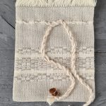 Lininis dovanų maišelis su gintarais