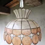 Vintažinis perlamutrinis šviestuvas