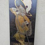 Metalinis paveikslas "Batuotas katinas"