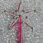 Stiklinis eglutės viršūnės papuošimas