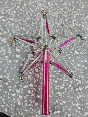 Stiklinis eglutės viršūnės papuošimas - Image 4