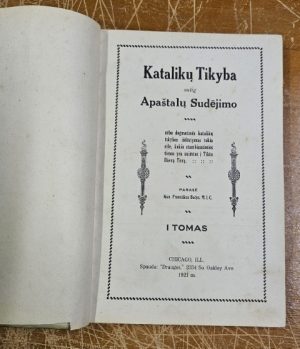 Katalikų tikyba sulig apaštalų sudėjimo, I tomas - Image 3
