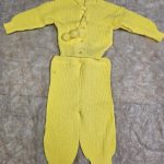 Geltonas komplektas kūdikiui