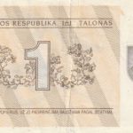 1 talonas 1991