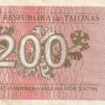 200 talonų 1992