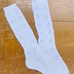 Vaikiškos baltos puskojinės