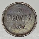 5 pensai, 1865