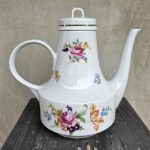 Porcelianinis Henneberg arbatinukas (GDR)