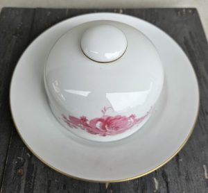 Porcelianinė Henneberg sviestinė (GDR) - Image 2