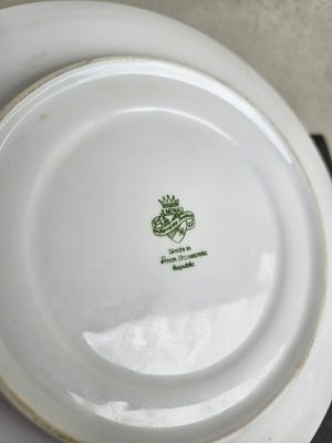 Porcelianinė Henneberg sviestinė (GDR) - Image 4