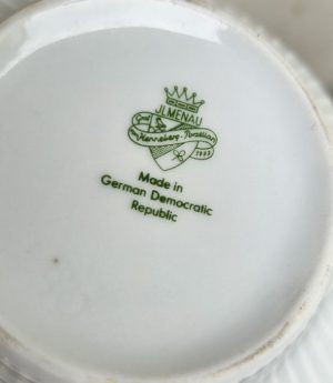 Porcelianinis Henneberg arbatinukas (GDR) - Image 3