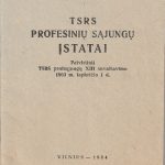 TSRS profesinių sąjungų įstatai