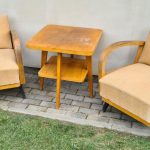 Baldų komplektas (foteliai ir staliukas)