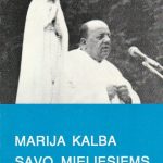 Marija kalba savo mieliesiems kunigams