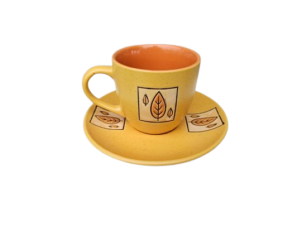 Molinis puodelis su lėkštute "Aurora" - Image 3