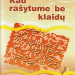 I. Ramaneckienė. Kad rašytume be klaidų